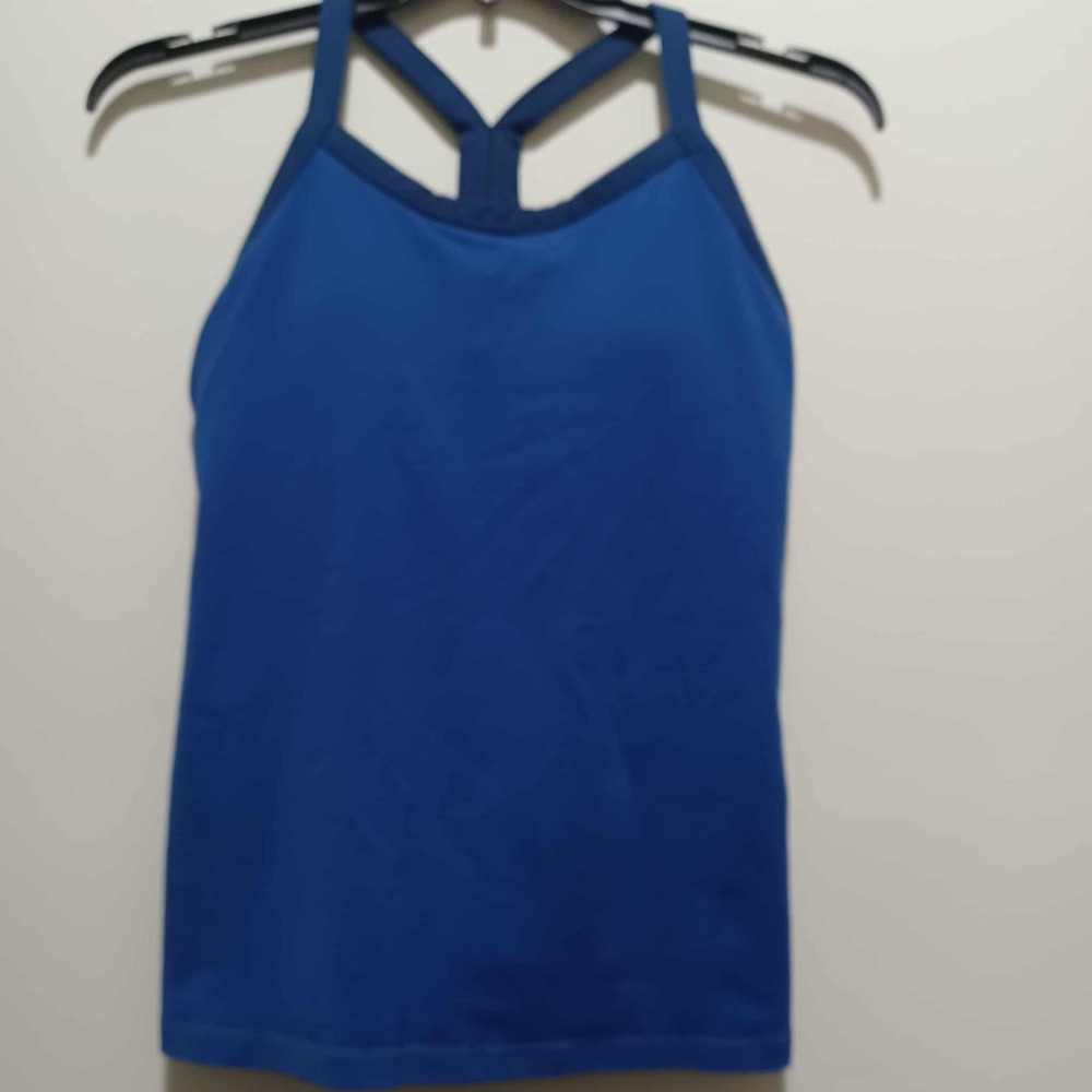 Lululemon Blue Workout Tank Top Athletic Racerback‎ Activewear Women's
